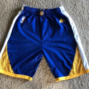 AdIdas NBA Boys Medium Golden State Warrior Shorts